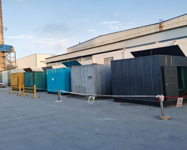 5000KW發電機組施工現場